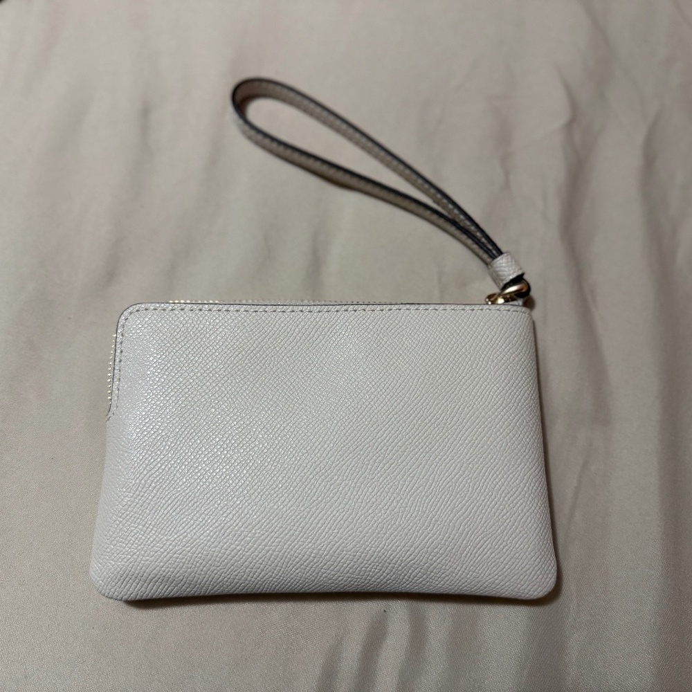 Coach Corner Zip Wristlet
